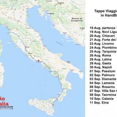 2020 - La Repubblica - Da Torino a Catania in handbike